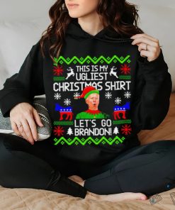 Elf Joe Biden This is my Ugliest Christmas shirt let’s go Brandon shirt