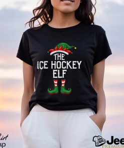 Elf Squad Family Matching The Ice Hockey Elf Christmas T Shirt