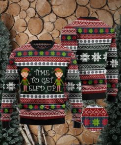 Elf Time Ugly Christmas Sweater AOP All Over Printed Sweater