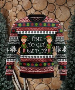 Elf Time Ugly Christmas Sweater Gift Men Women