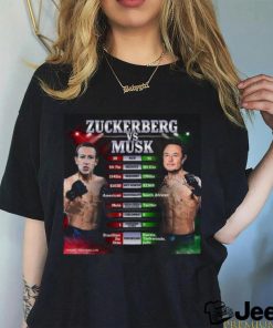 Elon Musk vs Mark Zuckerberg Cage Fight Shirt