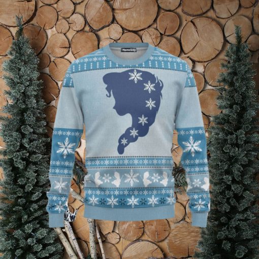 Elsa Blue Christmas Ugly Christmas Sweater