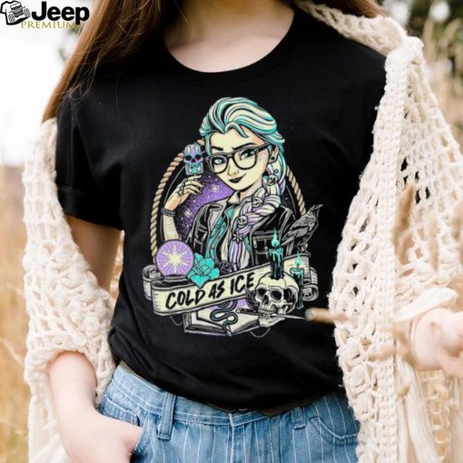 Elsa tattoo Frozen cold as ice cartoon shirt