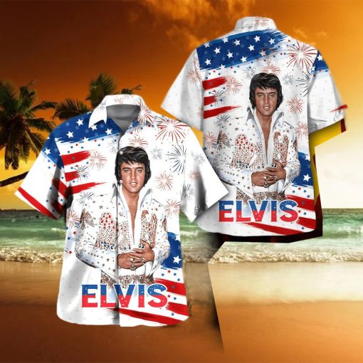 Elvis Presley 3D Hawaii Cultural icon hawaiian shirt