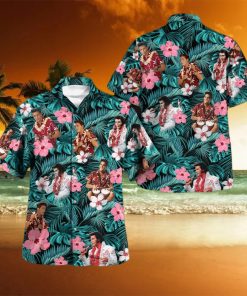 Elvis Presley 3D Hawaii Rock and roll hawaiian shirt