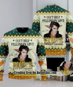 Elvis Presley 3D Ugly Sweater Cant Help Falling In Love