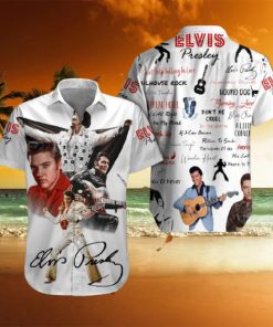 Elvis Presley Short Sleeve Guitarist hawaiian shirt