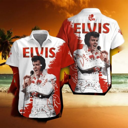 Elvis Presley Short Sleeve Memphis sound hawaiian shirt