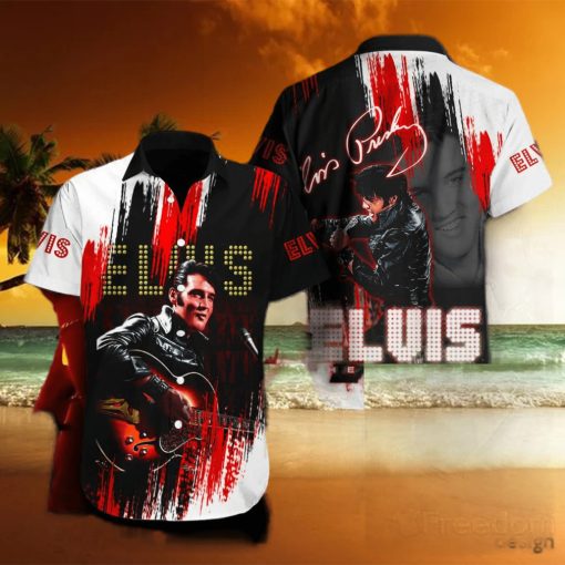 Elvis Presley Short Sleeve Sun Records hawaiian shirt