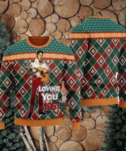 Elvis ‘Loving You’ 1957 Christmas Ugly Sweater For Men And Women Gift Hoidays