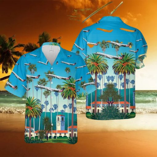 Embraer 145 Envoy Air Hawaiian Shirt Tropical Beach