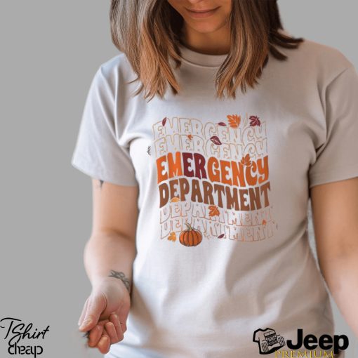 Emergency Department Thanksgiving Sweatshirt, Nurse Fall Shirt