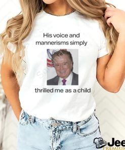 Emmatolkin His Voice And Mannerisms Simply Tee shirt