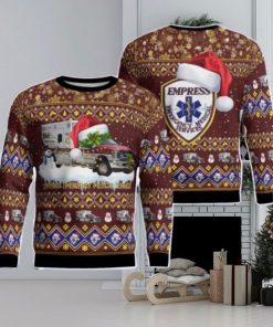 Empress Emergency Medical Services Christmas AOP Ugly Sweater Gift For Christmas