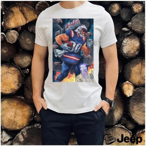 England Patriots vs Philadelphia Eagles 2023 Poster shirt