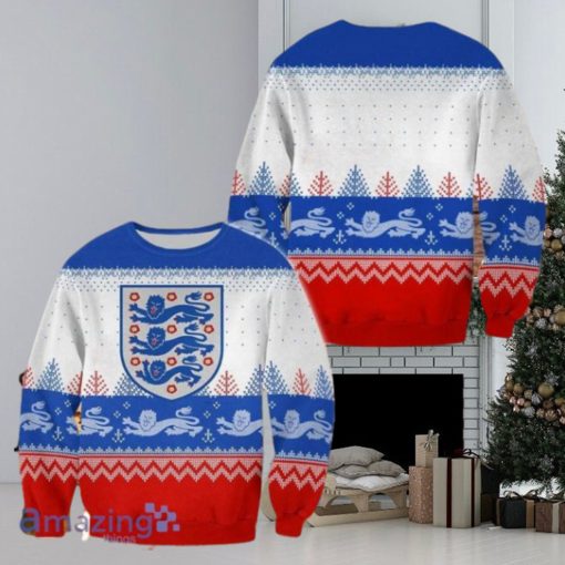 England Soccer Ugly Sweater Christmas Style Gift For Men And Women