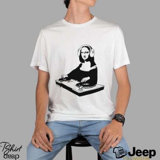 DJ Mona Lisa Shirt  graphic tees, aesthetic shirt, music gift ,music t shirt