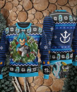 Epic Super Saiyan Blue Vegeta Ugly Xmas Sweater