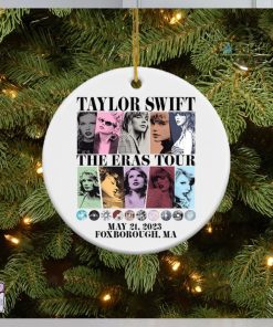 Eras Tour Ornament Custom Text Upload Photo Taylor Swift Christmas Double Sided Ceramic Ornament Taylor Swift Merch Near Me Swifties Concert Tree Decoration