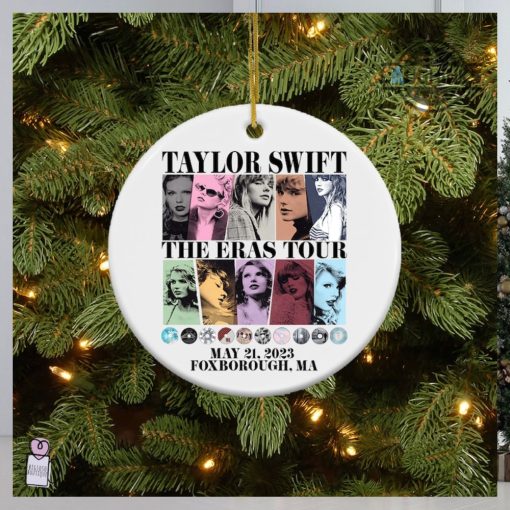 Eras Tour Ornament Custom Text Upload Photo Taylor Swift Christmas Double Sided Ceramic Ornament Taylor Swift Merch Near Me Swifties Concert Tree Decoration