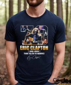 Eric Clapton 1945 – 2024 Thank You For The Memories Signature Shirt