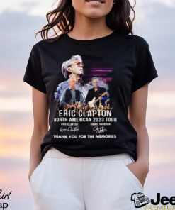 Eric Clapton North American 2023 Tour Thank You For The Memories T Shirt