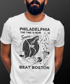 Eric Kenney Philadelphia The Time Is Now 76 Sixers Beat Boston shirt