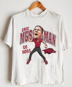 Eric Musselman coach of Arkansas Razorbacks go Hogs cartoon shirt