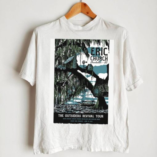 Eric church credit one stadium charleston sc june 30 2023 poster shirt