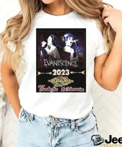 Evanescence 2023 thanks for the memories shirt