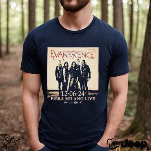 Evanescence at Fiera Di Milano Area Concerti June 12th 2024 shirt