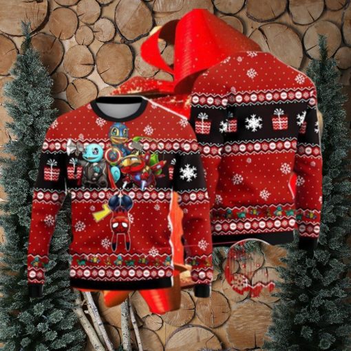 Evengers Pokemon Marvel Woolen Ugly Christmas Sweater Nice Gift For Everyone