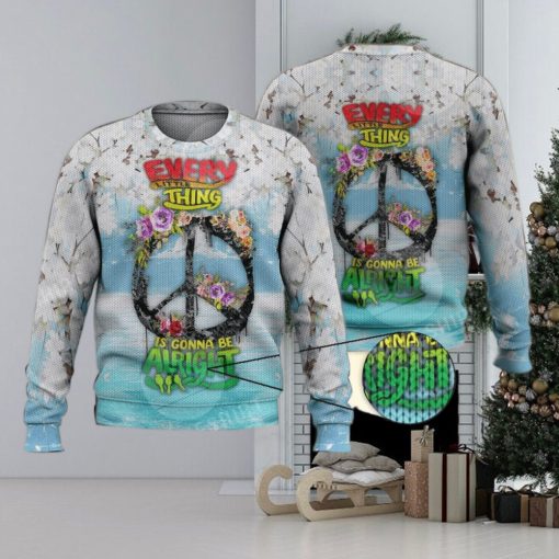 Every Little Thing Is Gonna Be Alright 3D Full Print Ugly Sweater Christmas Gift Sweater