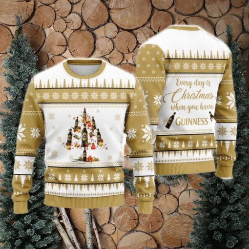 Everyday Is Christmas When You Have Guinness Ugly Christmas Sweater Cute Christmas Gift for Men And Women