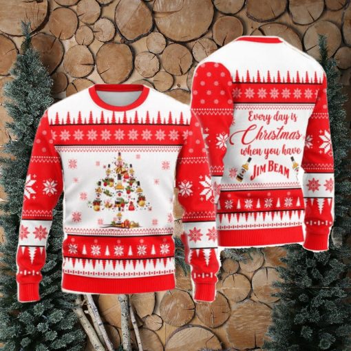 Everyday Is Christmas When You Have Jim Beam Ugly Christmas Sweater Cute Christmas Gift for Men And Women