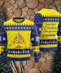 Everyday Is Christmas When You Have Twisted Tea Ugly Christmas Sweater Cute Christmas Gift for Men And Women