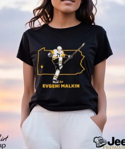 Evgeni Malkin 71 Pittsburgh Penguins state star shirt