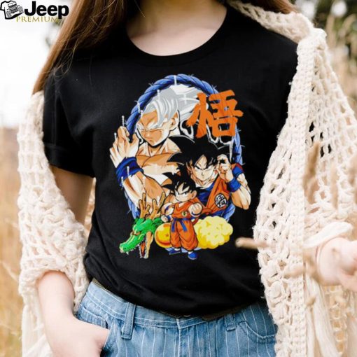 Evolution of a Saiyan Dragon Ball shirt