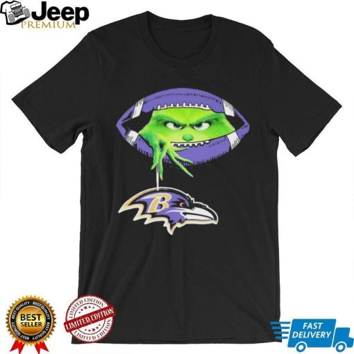 Ew, People The Grinch Hold Baltimore Ravens Shirt