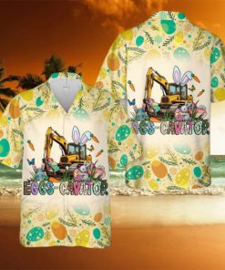 Excavator Easter Hawaiian Shirt