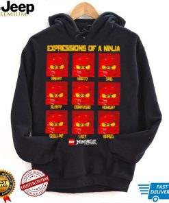 Expressions of a ninja Lego Ninjago shirt