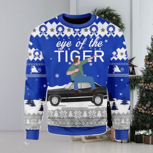 Eye Of The Tiger Ugly Christmas Sweater Xmas Gift Men And Women Christmas Sweater