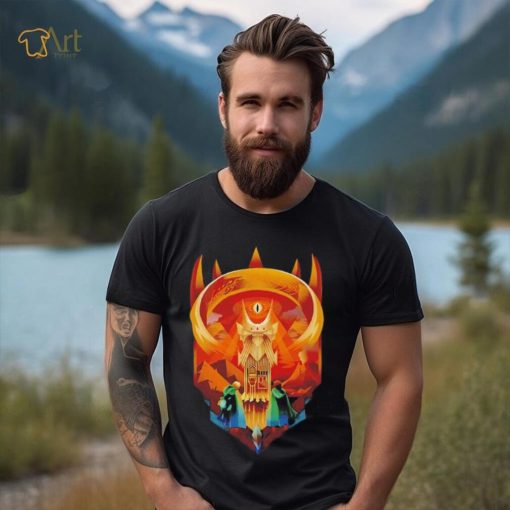 Eye of Sauron The Lord of the Rings art Deco Dark Tower shirt