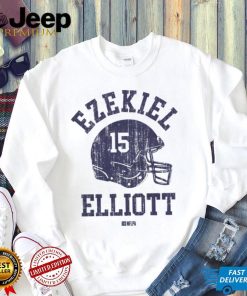 Ezekiel Elliott New England Helmet Font Shirt