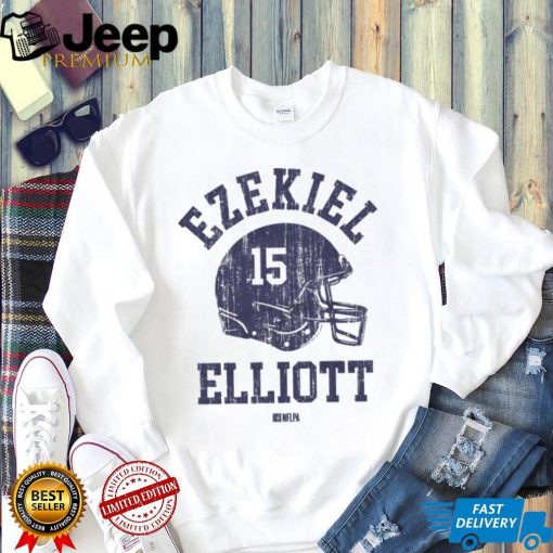 Ezekiel Elliott New England Helmet Font Shirt