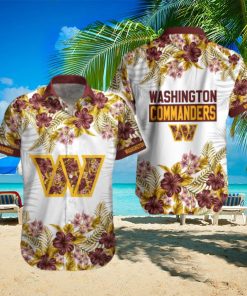 Washington Commanders 3D Hawaiian Shirt And Shorts For Men And Women Gift Fans