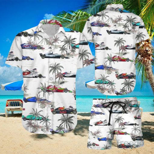 F1 Formula One Teams Hawaiian Shirt & Short For Men And Women