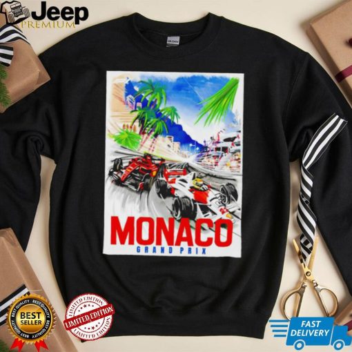 F1 Monaco Grand Prix poster shirt