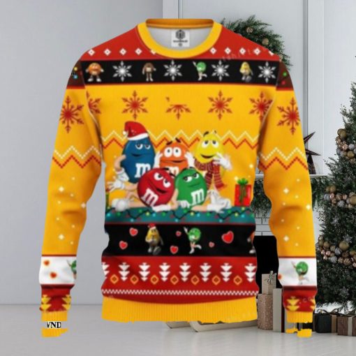 Mm Chocolate Yellow Ugly Sweater Christmas Party