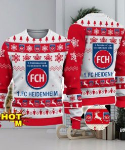 FC Heidenheim Bundesliga Fans Football 3D Ugly Christmas Sweater Christmas Gift